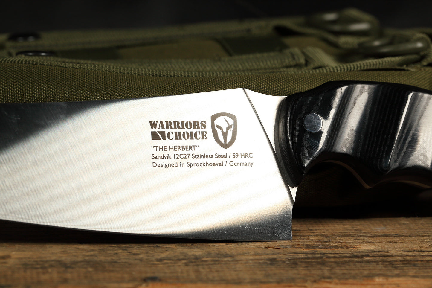 Warriors Choice | The Herbert | Leinen Micarta Schwarz